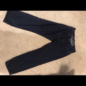 Old Navy blue jeans.  Worn once!